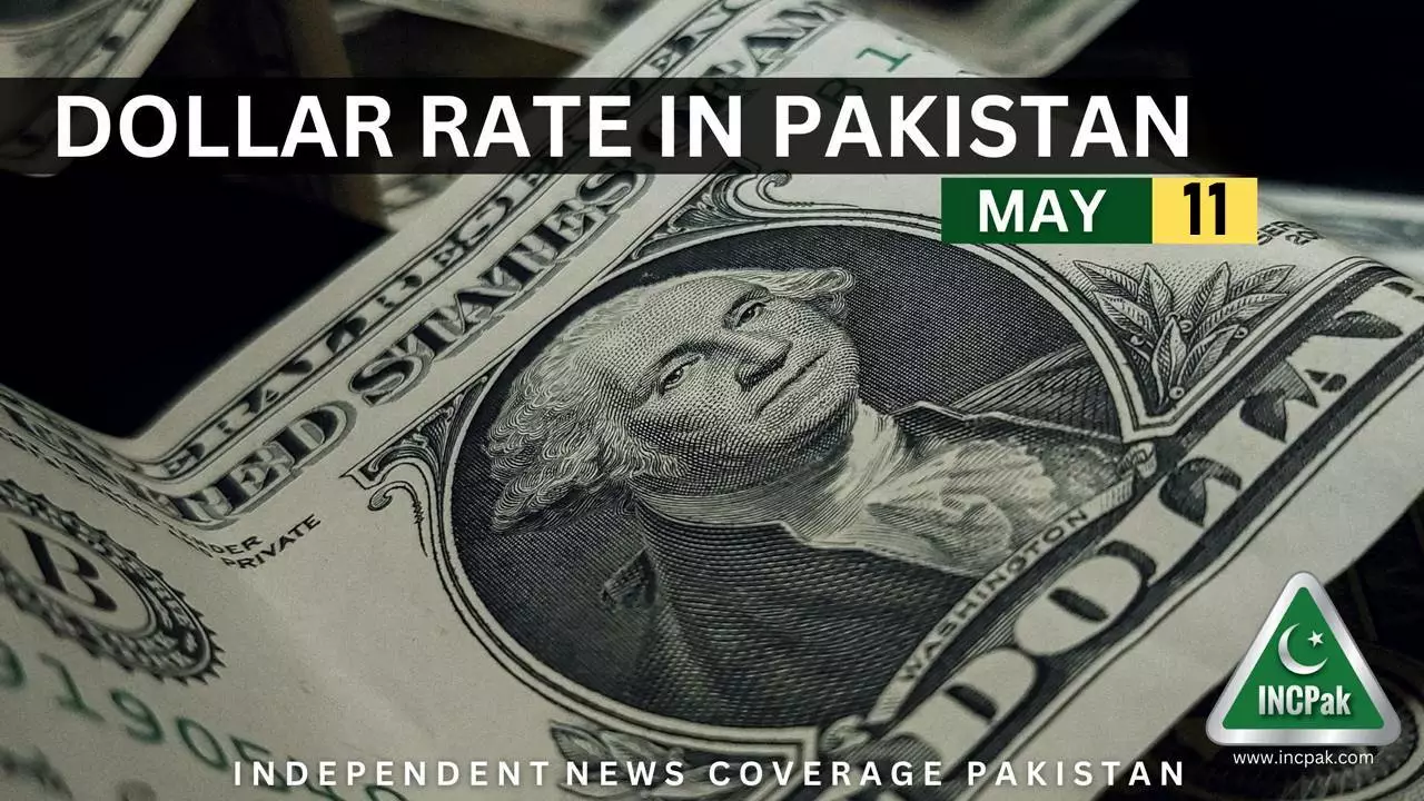 USD to PKR Dollar Rate in Pakistan Today 11 May 2023