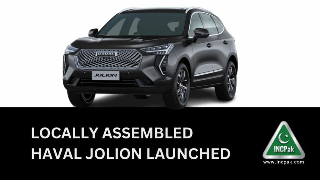 Haval Jolion, Locally Assembled Haval Jolion, Haval Jolion Price, Haval Jolion Price in Pakistan