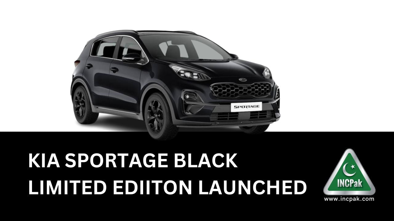 KIA Sportage Black Limited Edition Price in Pakistan 2023
