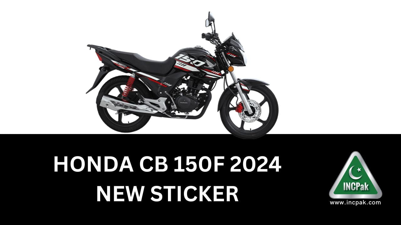 Honda CB 150F 2024 Model Introduced With New Sticker INCPak