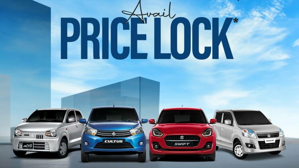 Suzuki Price Lock, Suzuki Pakistan, Pak Suzuki