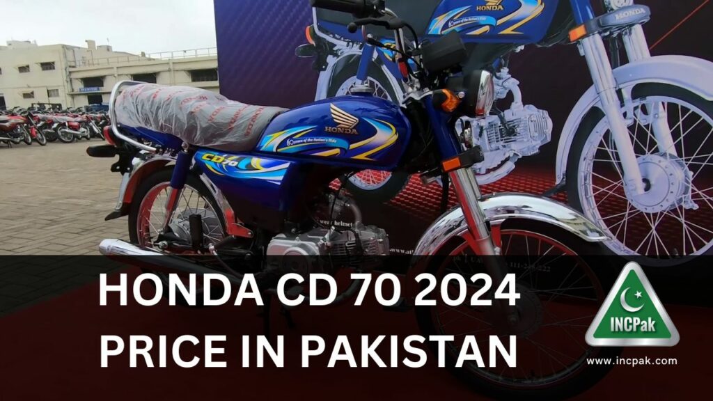 Honda CD 70 2024 Price in Pakistan Blue Color 