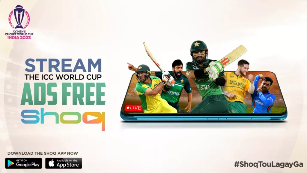 ICC World Cup 2023 Live Streaming, ICC World Cup Live Streaming, PTCL SHOQ, World Cup 2023 Live Streaming, World Cup Live Streaming