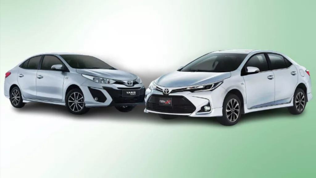 Toyota Corolla Installment Plan, Toyota Yaris Installment Plan, Toyota Corolla, Toyota Yaris, Meezan Bank, Faysal Bank