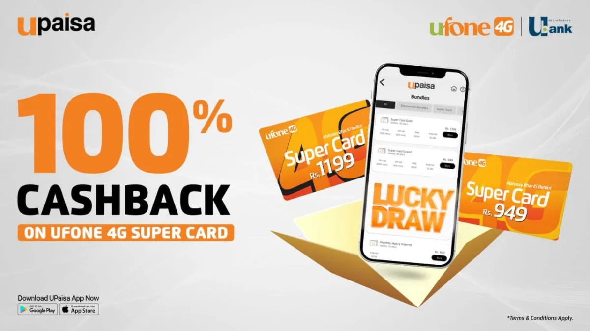 UPaisa Cash Back, Ufone Super Card