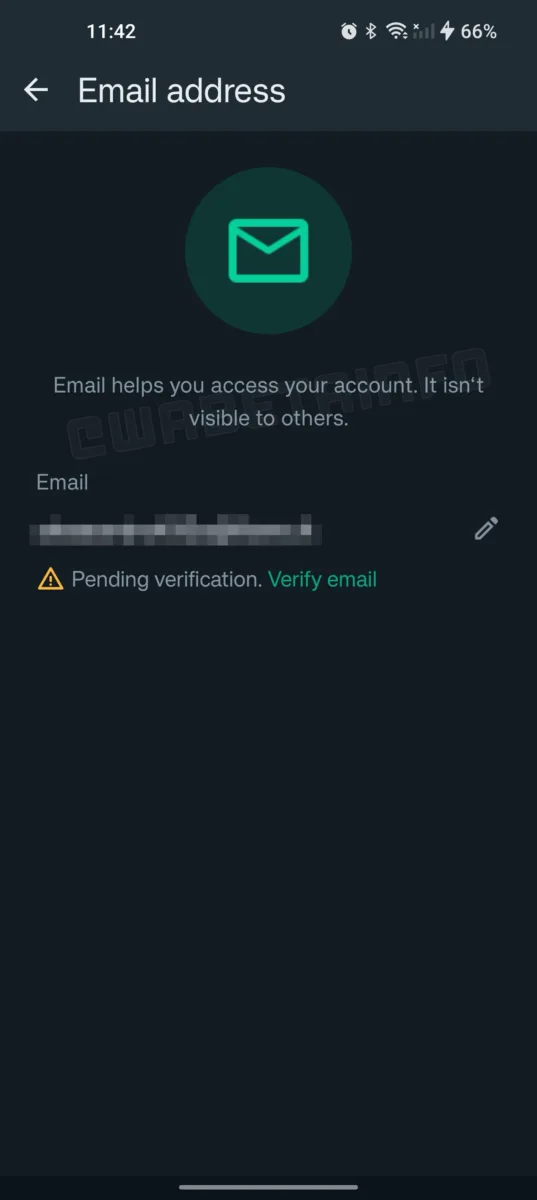 WhatsApp Email Verification, WhatsApp