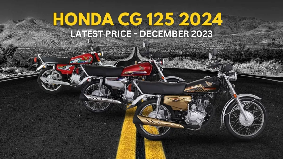 Latest Honda CG 125 2024 Price In Pakistan December 2023