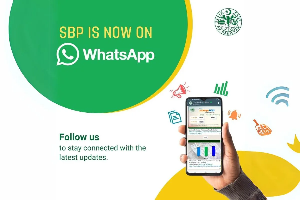 SBP WhatsApp Channel, State Bank of Pakistan WhatsApp Channel, State Bank WhatsApp Channel
