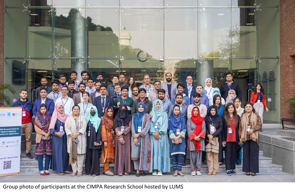 CIMPA School at LUMS - Fostering a global community for mathematical excellence