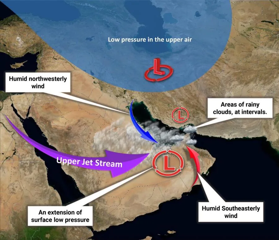 UAE Weather Map
