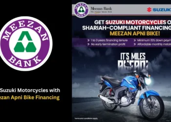 Get Suzuki Motorcycles with Meezan Apni Bike Financing
