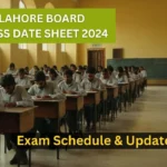 BISE Lahore Board 9th Class Date Sheet 2024 Exam Schedule  Updates