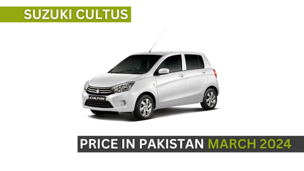 Suzuki Cultus Latest Price in Pakistan: March 2024 Update