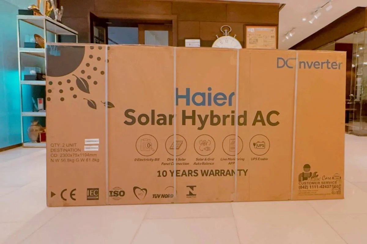 Haier Launches Solar Hybrid AC in Pakistan
