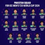 Pakistan Confirms 15 Man Squad for T20 World Cup 2024
