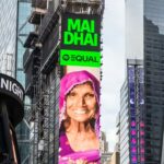 Spotify features Tharparkar artist Mai Dhai on Times Square NY