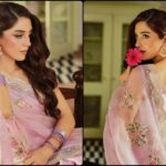 Maya Ali Shares Pictures in Beautiful Pink Saree