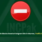 Landslide Blocks Road at Salgran Site in Murree Traffic Diverted