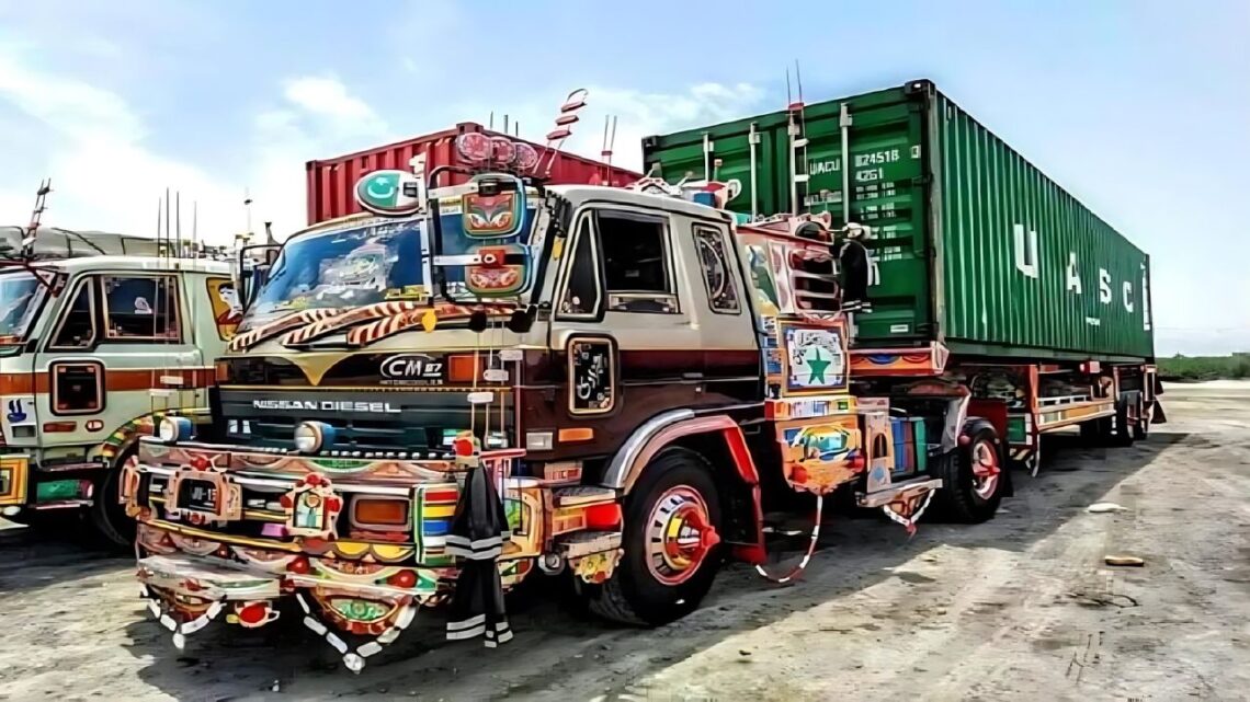 Goods Transporters protests outside CM and Governor House in Karachi