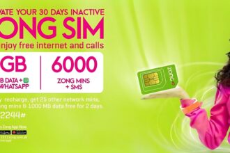 Zong SIM LAGAO OFFER