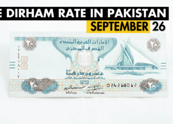 Dirham to PKR rate today – 26 September 2024