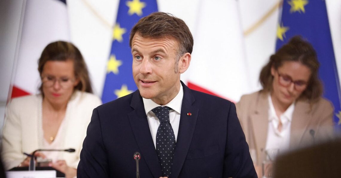 President Macron Urges European Firms to Halt U.S. Investments