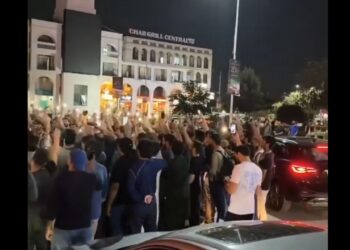 A peaceful Protest held in front of KFC at I-8 Markaz Islamabad