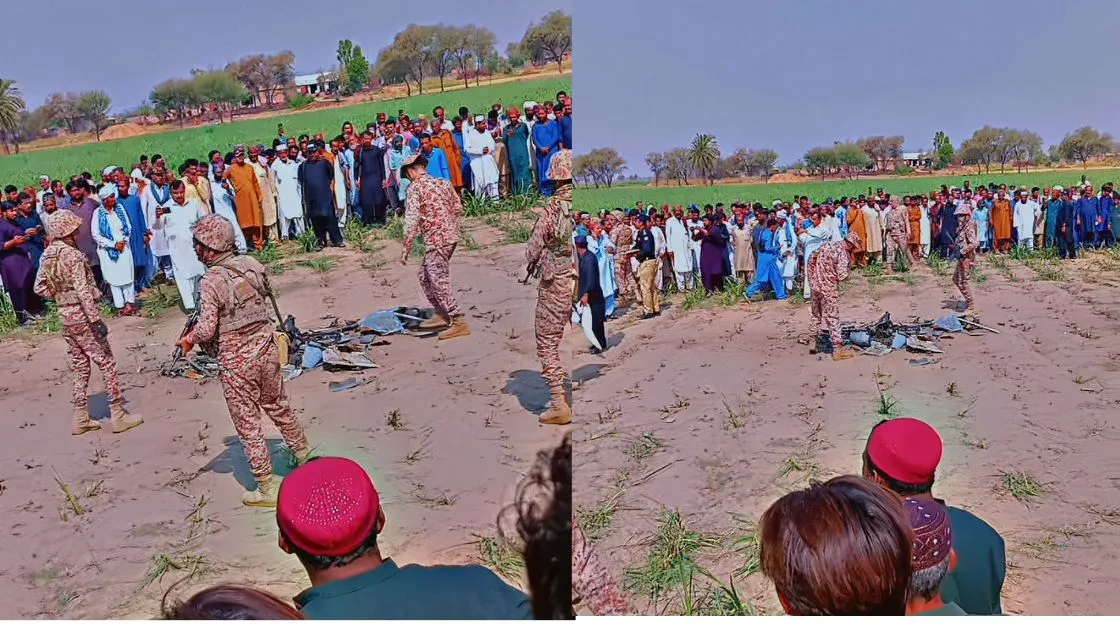 Indian Drone Shot Down in Dharki Sindh by Pakistani Forces