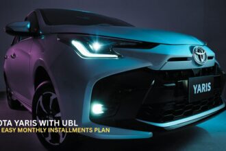 Toyota Yaris with UBL: Drive Easy Monthly Installments Plan