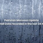 Pakistan Monsoon Update Rainfall Data recorded in the last 24 hours