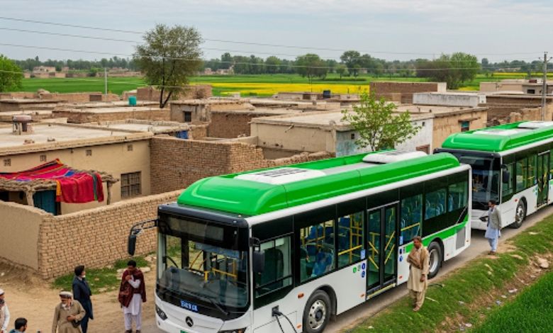 punjab buses INCPak Punjab to Revolutionize Public Transport with 1100 Electric Buses